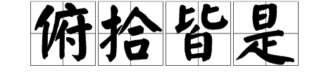 樣字打一成語