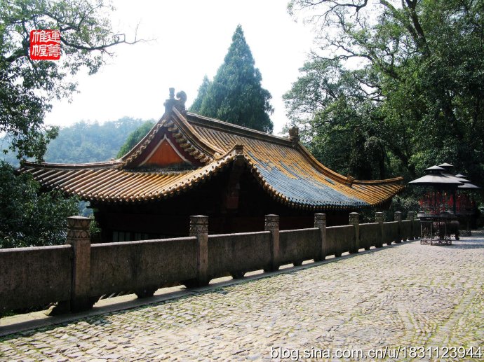 天台国清寺的描写