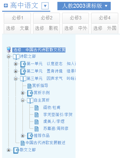 虞美人古代詩歌鑒賞