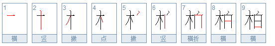 柏多音字組詞得