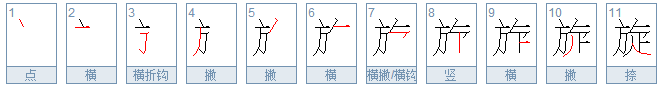 漩的多音字組詞