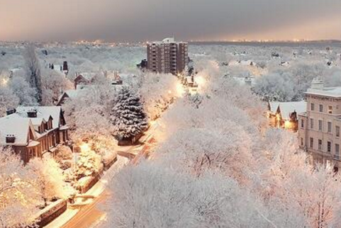 春天下雪天氣好冷句子